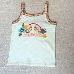 Matilda Jane Bloom Cotton Tank Top - Big Kids US 10
